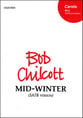 Mid-winter SATB choral sheet music cover